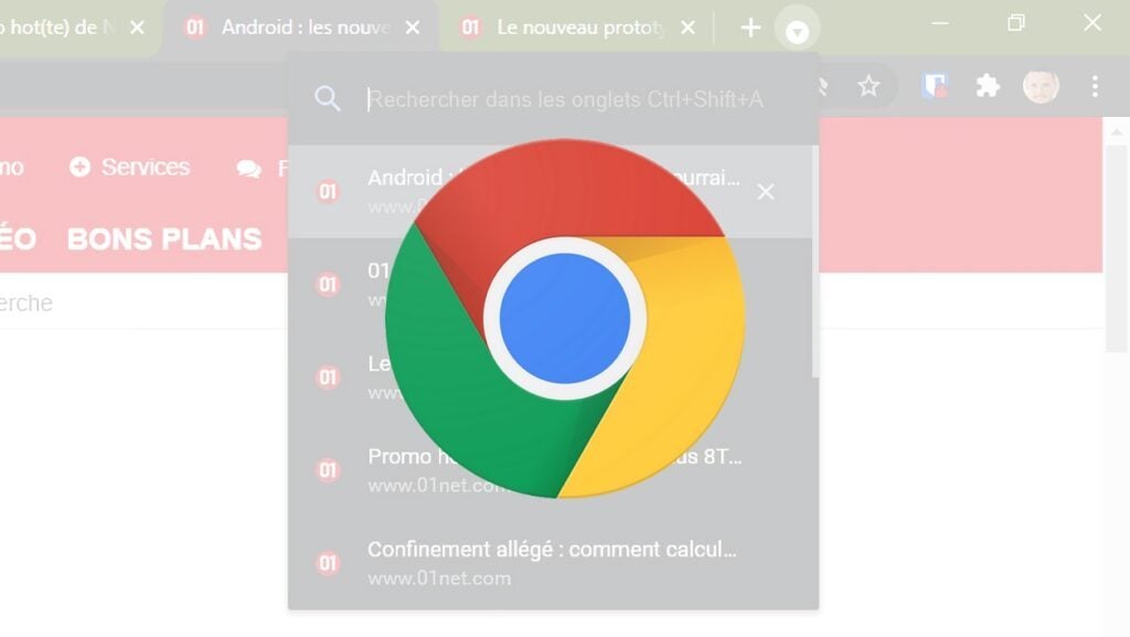 Google Chrome Comment Activer Et Utiliser La Recherche Dans Les Onglets