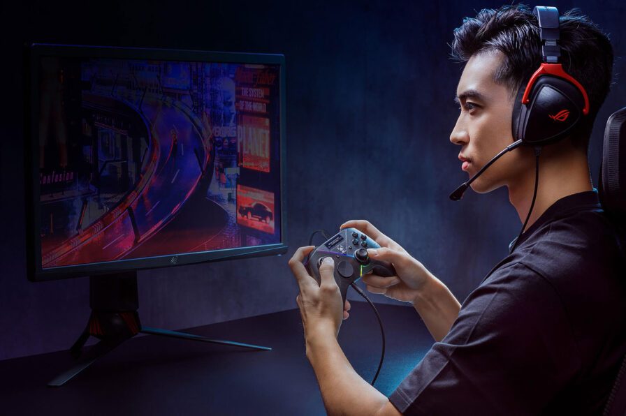 ROG Raikiri Pro Asus dévoile une manette Xbox pro à écran OLED