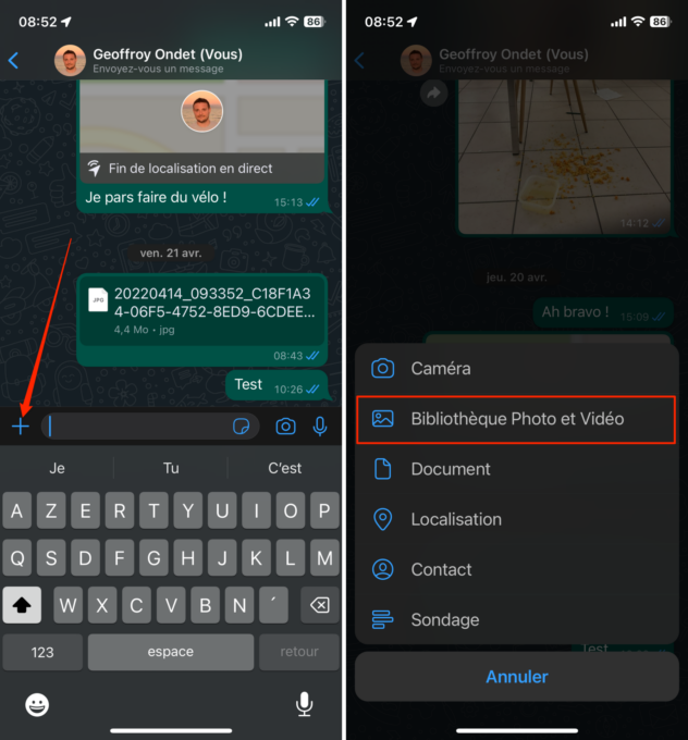 Whatsapp Comment Envoyer Des Photos En Haute Qualit