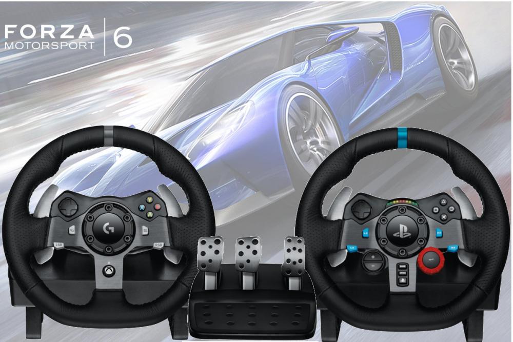 Volant de course G920 Driving Force de Logitech pour Xbox/PC