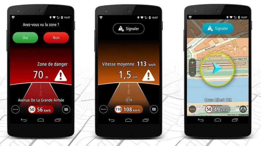 TomTom : avertisseur de radars fixes gratuit sur mobile – Anti