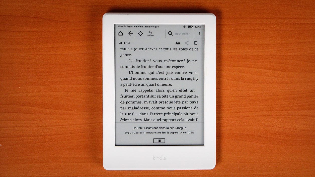 Liseuse  Kindle 8 (8ème Génération) Wi-Fi 4 Go 6 pouces Noir