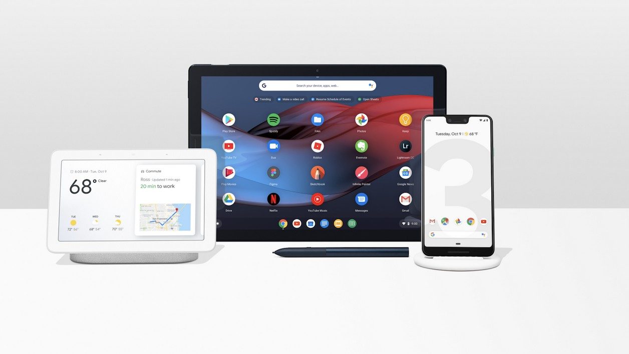 Pixel Slate et Home Hub : une tablette et un écran connecté chez Google