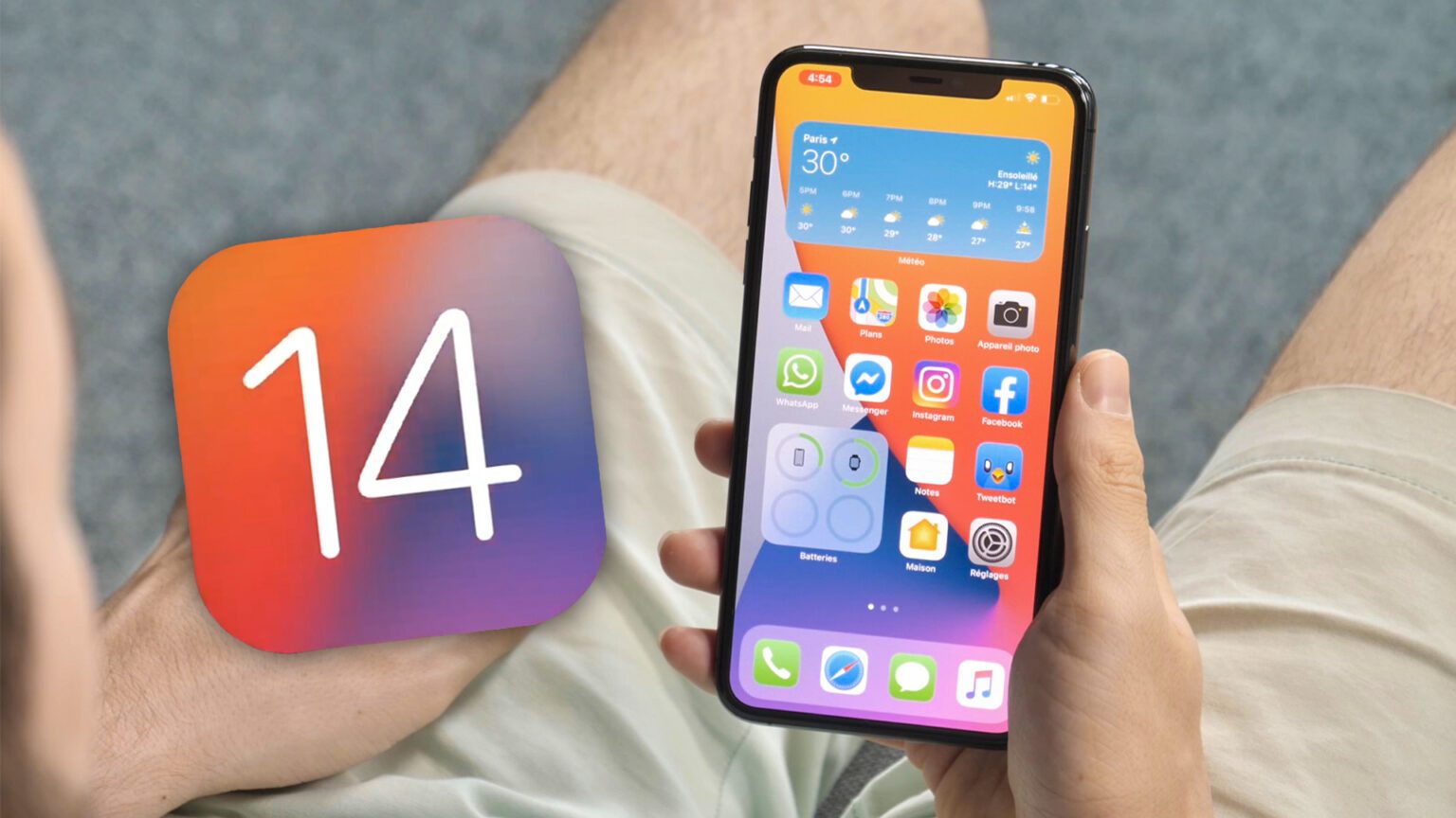 comment mettre a jour vers ios 14