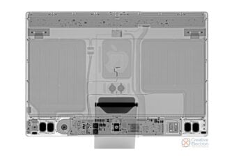 L'intérieur de l'iMac M1...