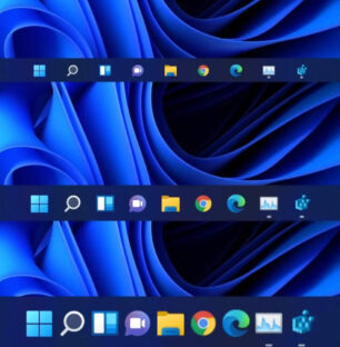 Windows 11 redimensionner barre des tâches