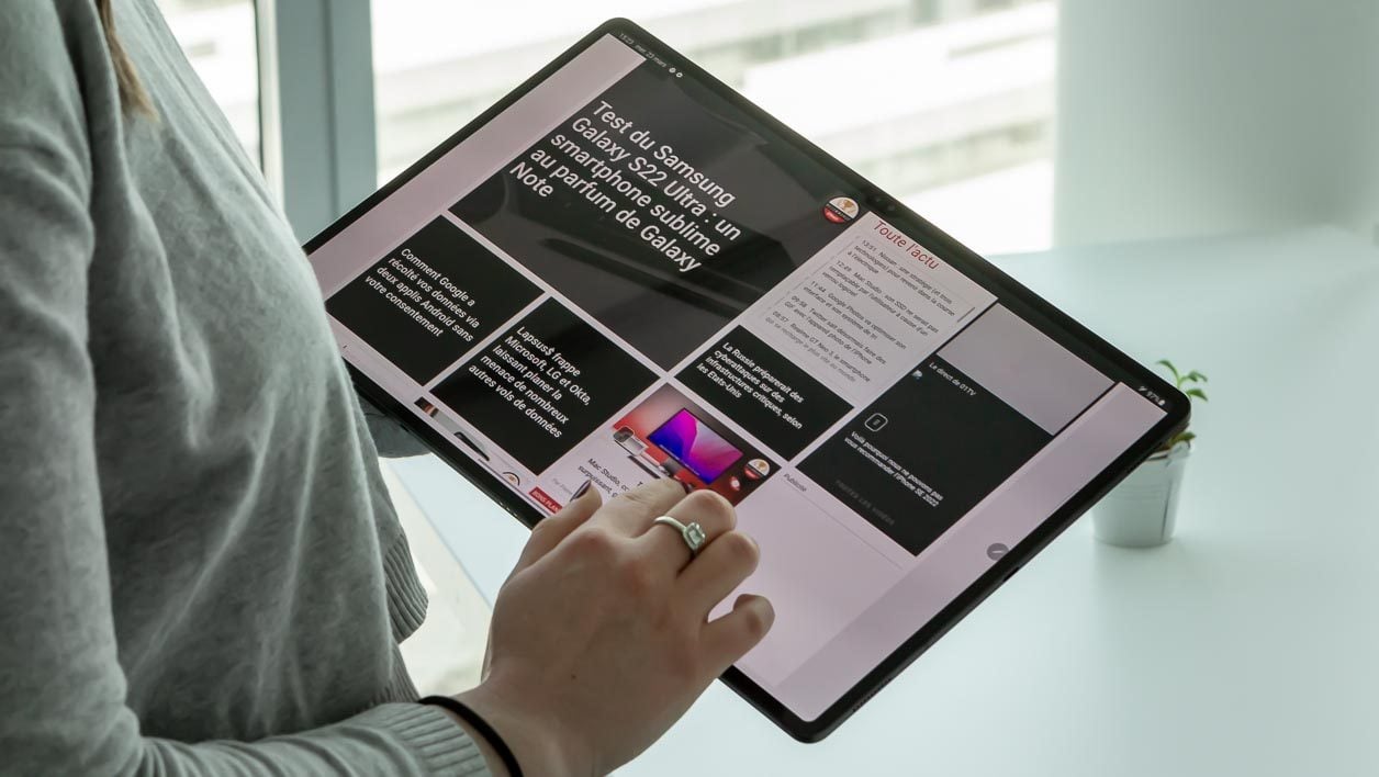La première tablette 4K de Samsung apparaît à Paris