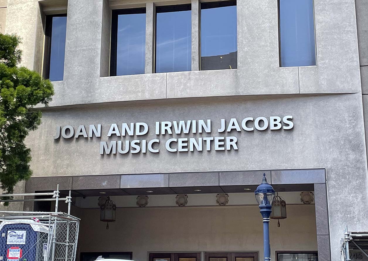 La salle de concert Joand and Irwin Jacobs Music Center.