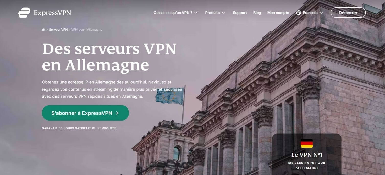 ExpressVPN Allemagne