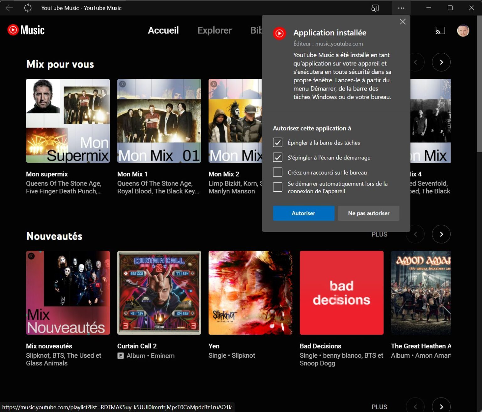 comment télécharger youtube music sur pc