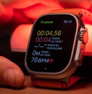 La Watch Ultra peut afficher davantage d'informations pendant les exercices.