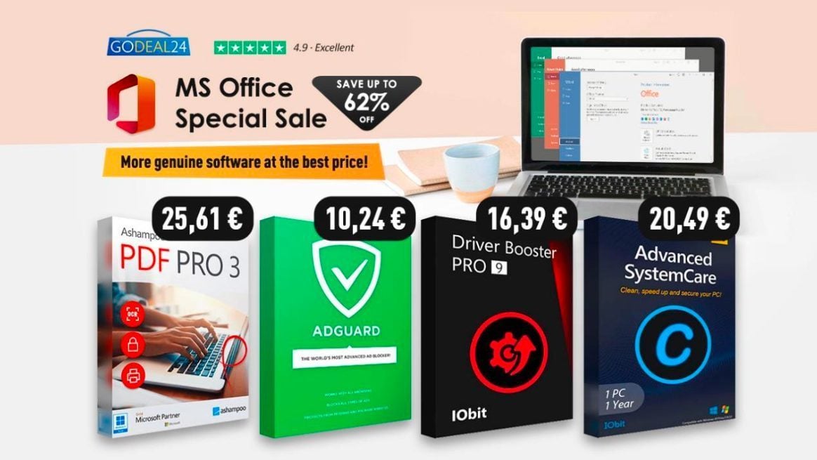 Vente de mai – licences à vie pour Microsoft Windows 10 pour seulement 14 €  et Office pour seulement 25 €