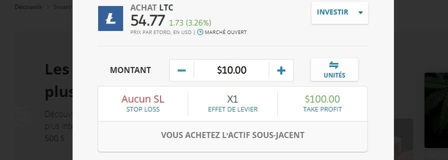 acheter du litecoin sur etoro