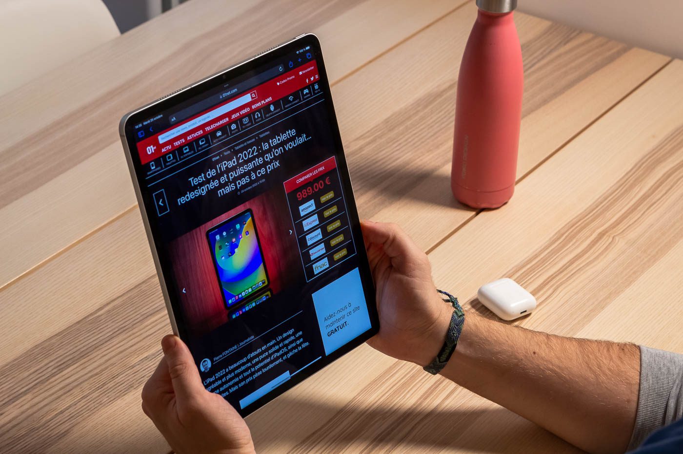 Apple préparerait un iPad Pro avec écran Oled, sortie prévue en avril - Les  Numériques