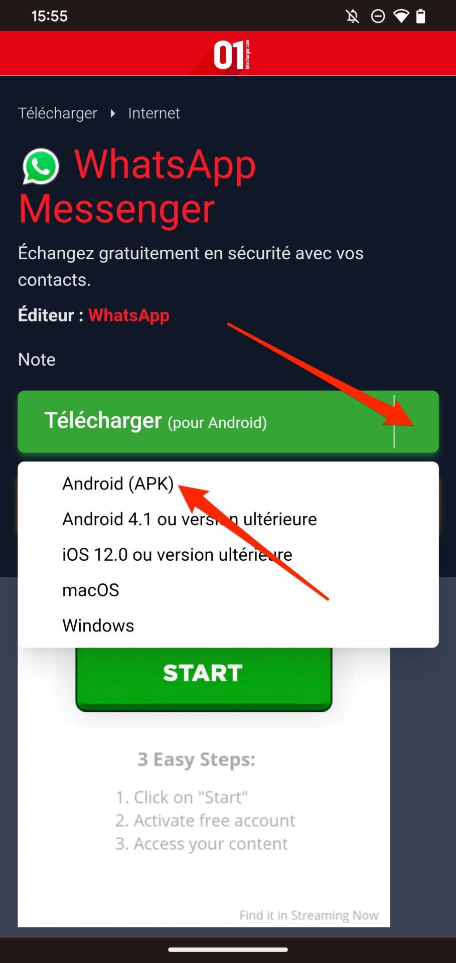 comment faire pour mettre mon compte whatsapp en privé