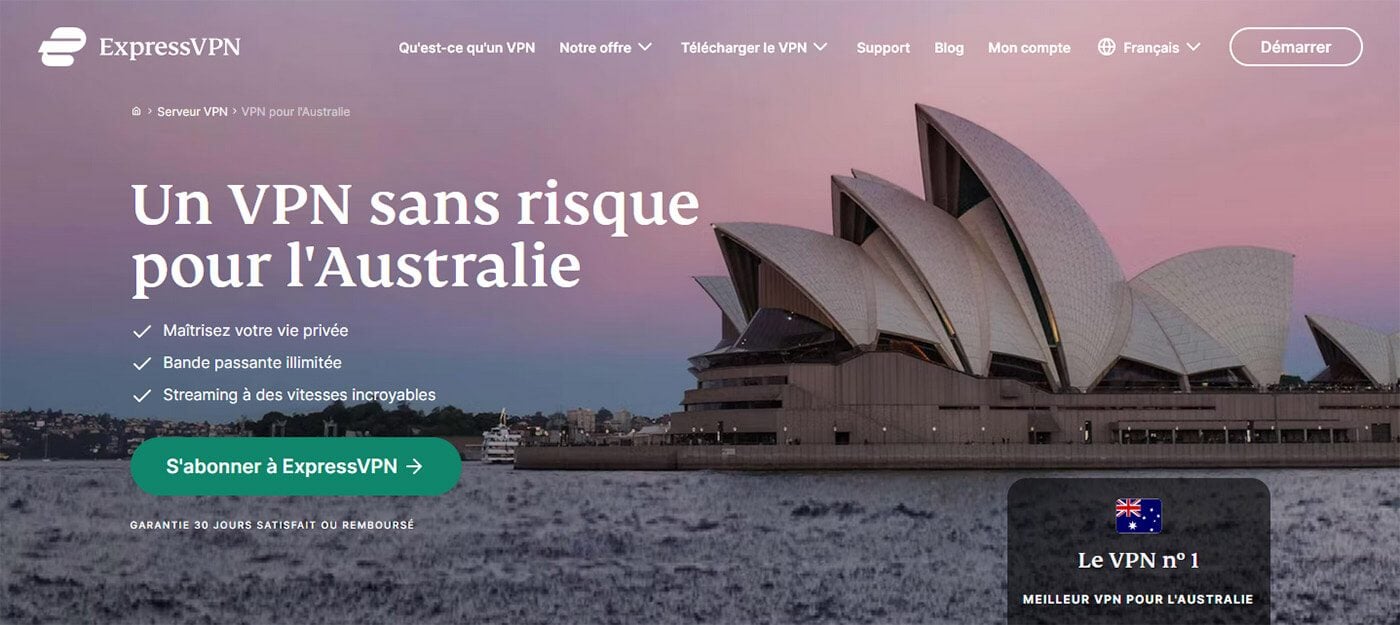 ExpressVPN VPN Australie