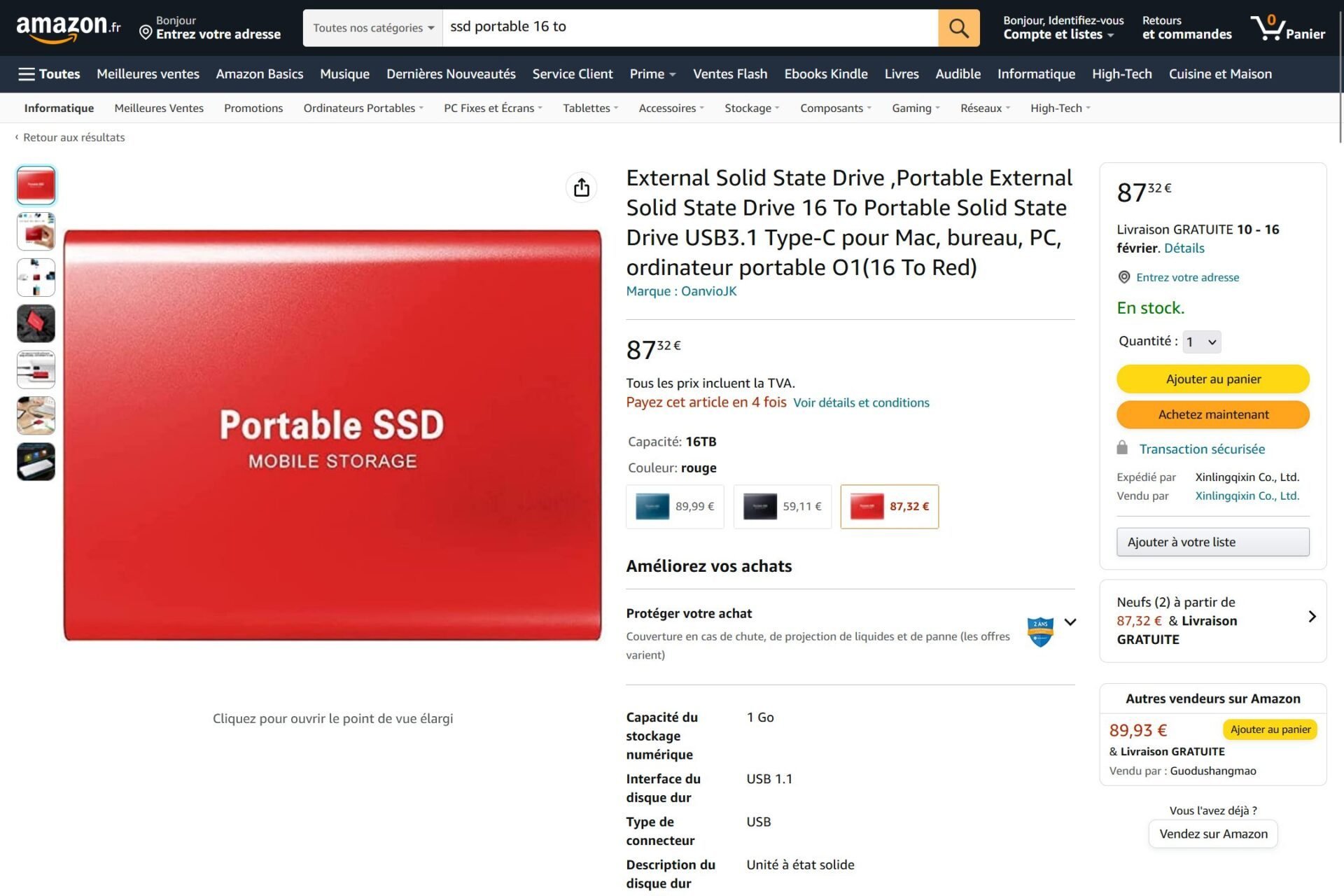 Ce SSD interne de 1 To est à un prix défiant toute concurrence