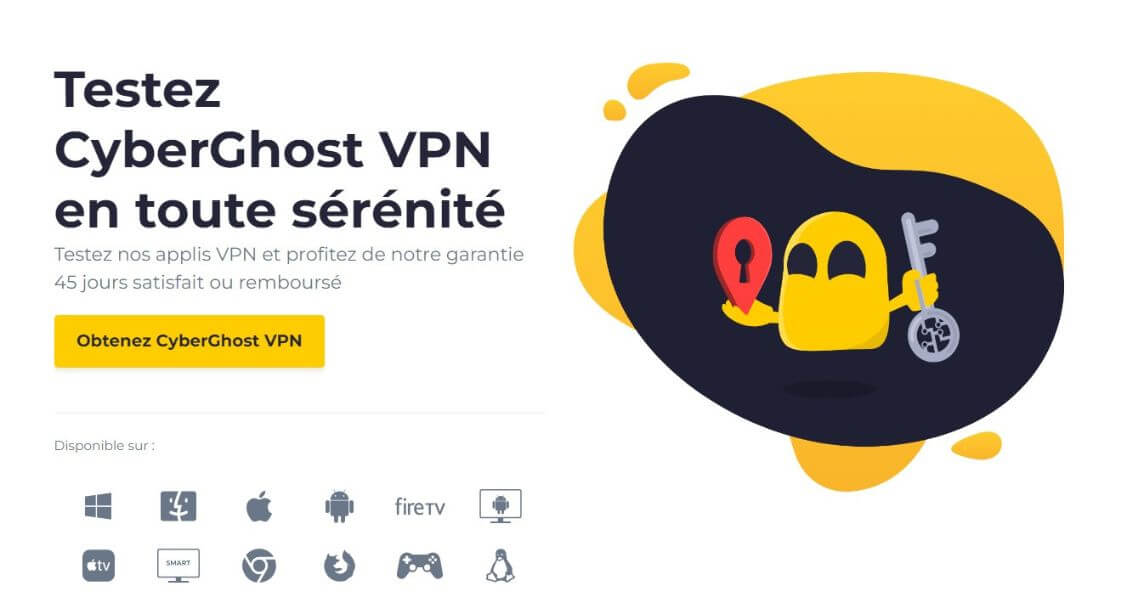 CyberGhost gratuit pour le Royaume-Uni