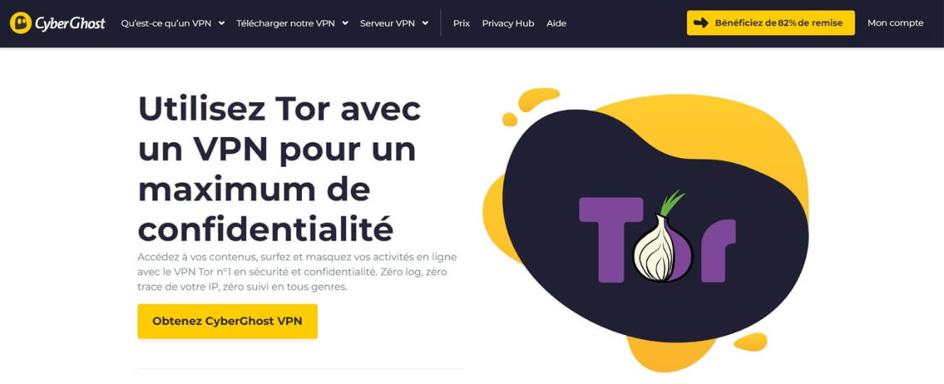 CyberGhost pour Tor