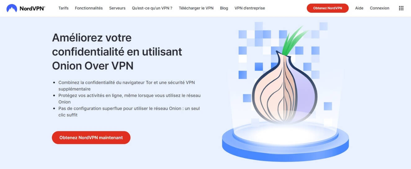 NordVPN pour Tor