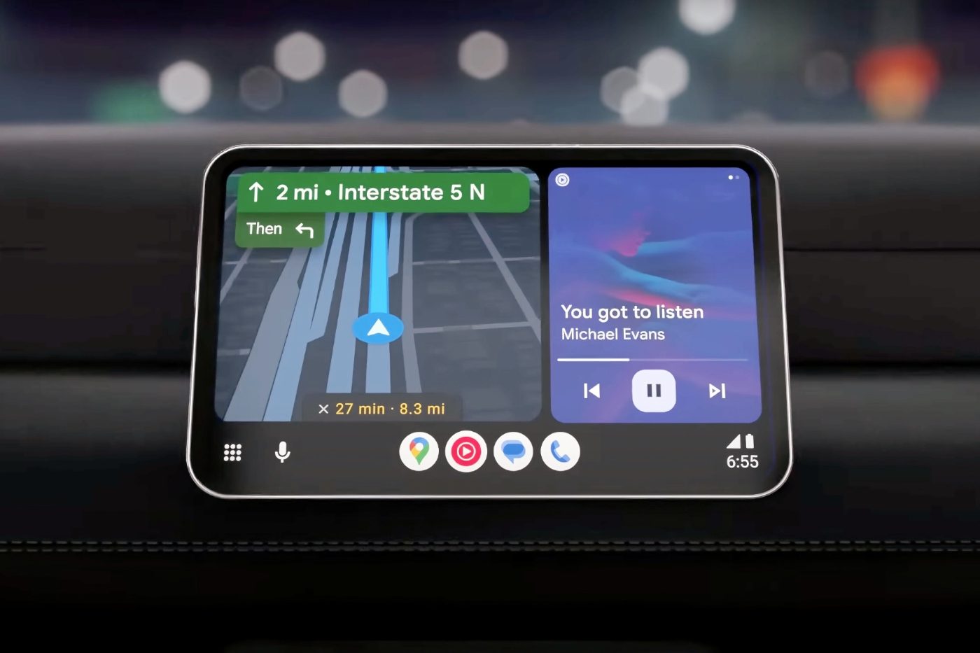 Android Auto : il est désormais possible d'utiliser Google Maps sur  smartphone et sur écran de la voiture - Mobile Algérie