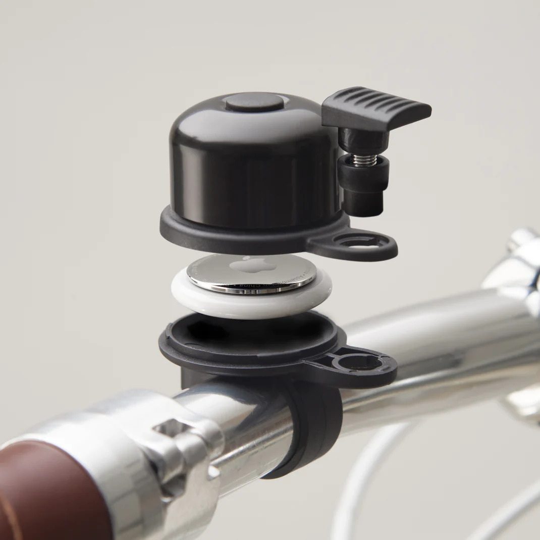 Sonnette de vélo Apple AirTag - Tracker de vélo AirTag - Antivol -  Protection contre