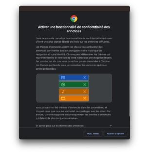 Chrome Confidentialité Des Annonces