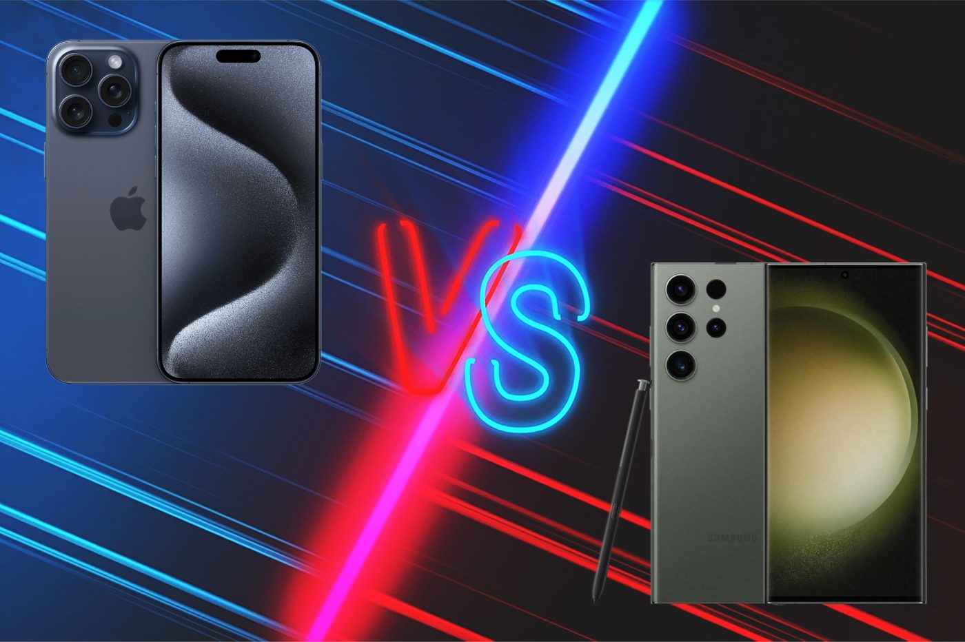 iPhone 15 Pro Max vs Samsung Galaxy S23 Ultra : lequel est fait