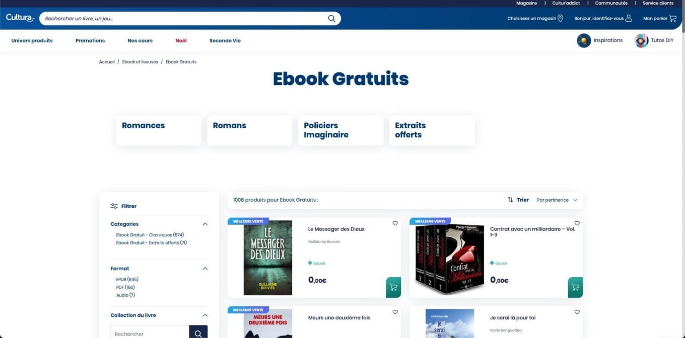 Des ebooks gratuits à télécharger (livres numériques)