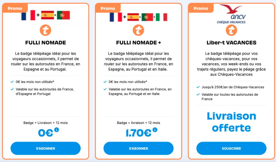 Fulli télépéage prix