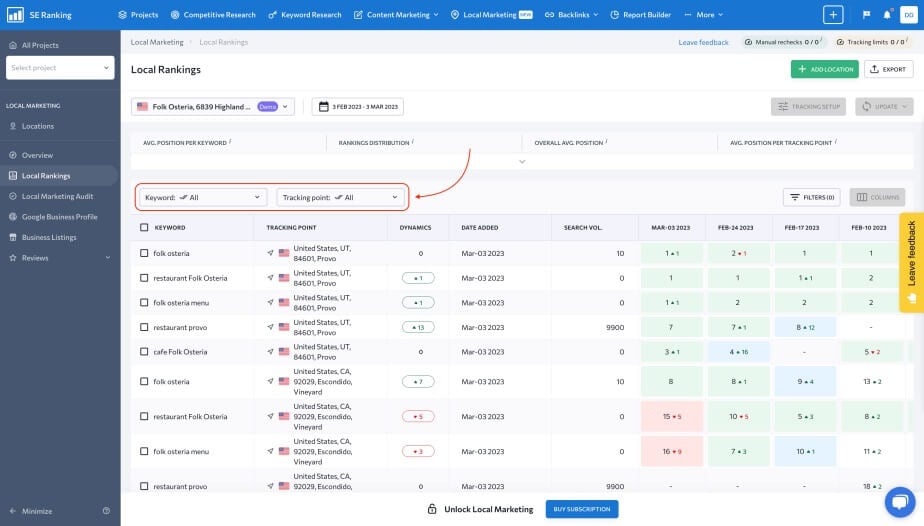 Seo Local Se Ranking