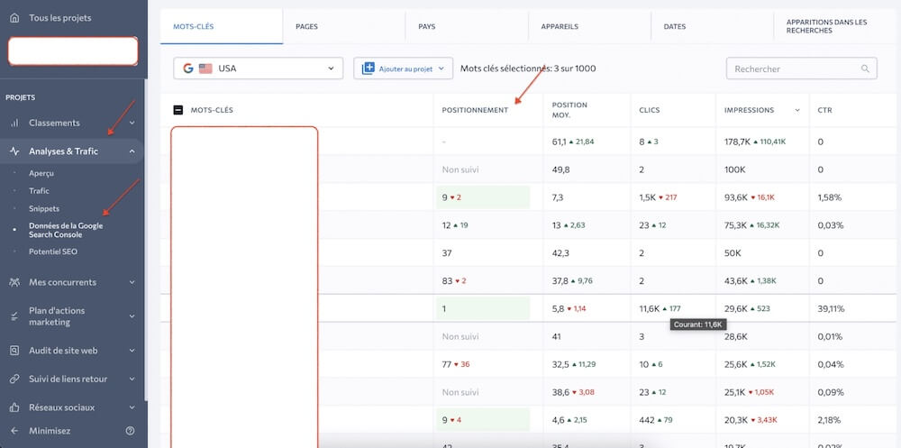 Suivi De Keywords Se Ranking