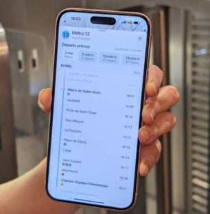 Apple Plans Transports Temps Réel
