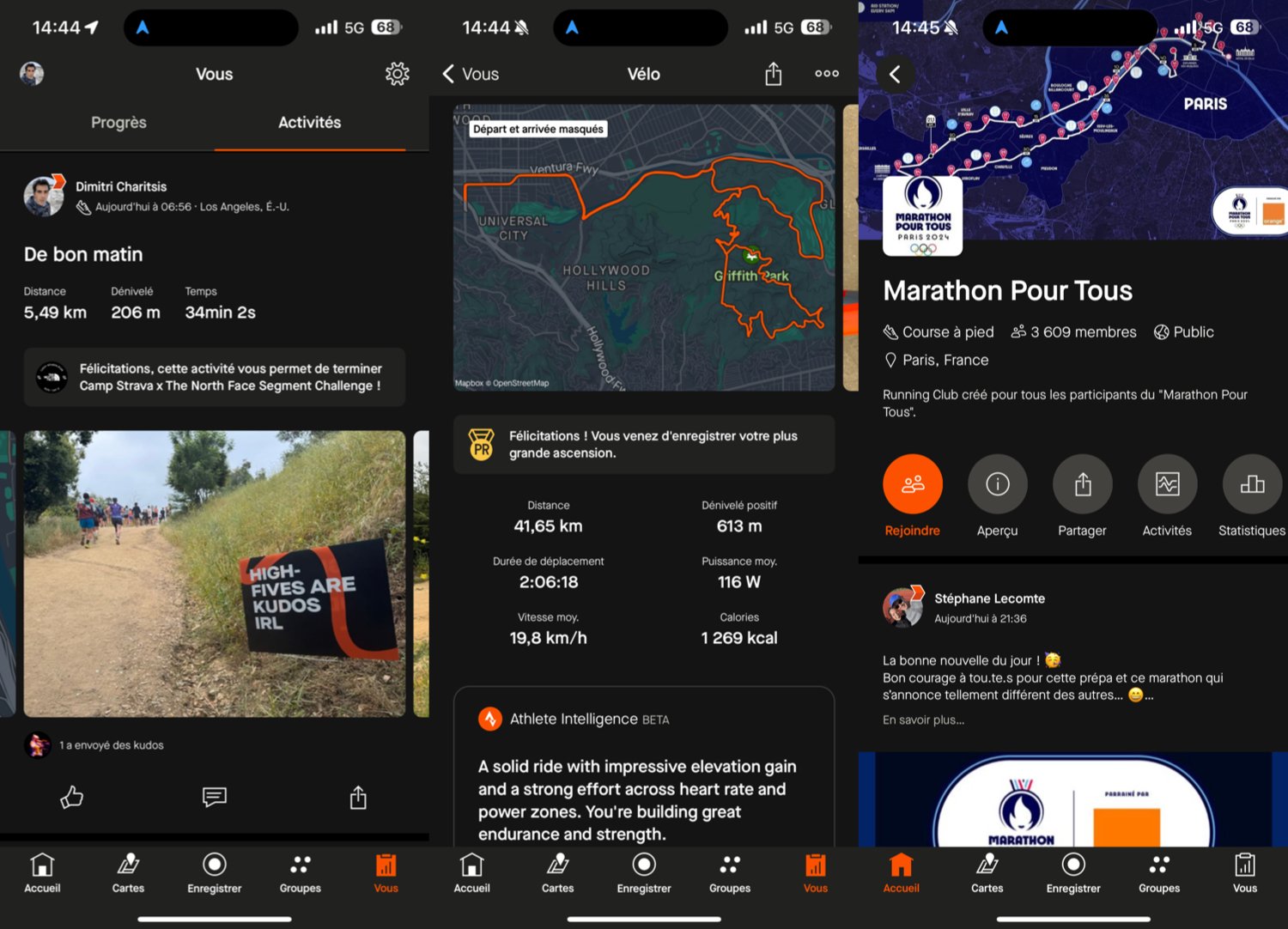 Strava Dark Mode