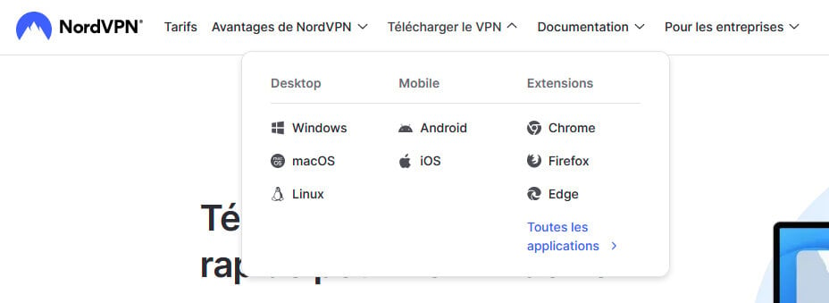 Telechargement Application Nordvpn