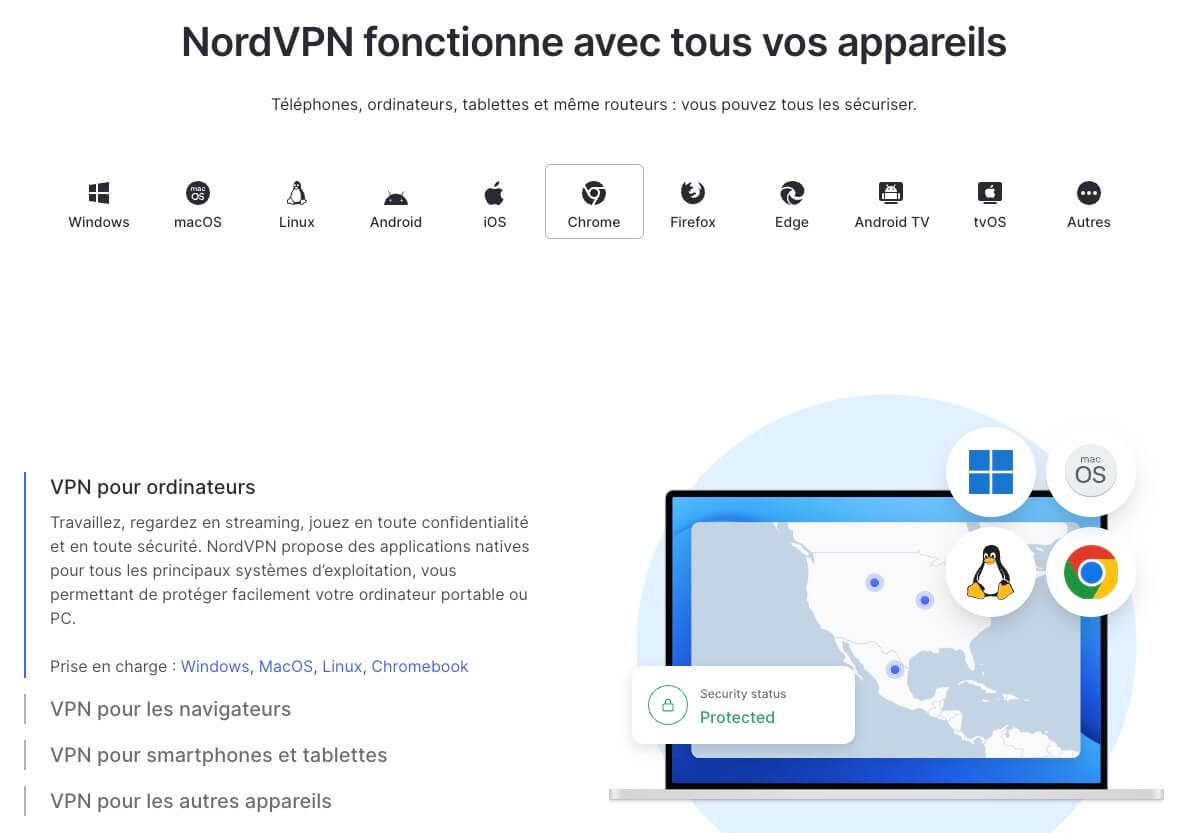 Nordvpn Tous Systèmes D'exploitation