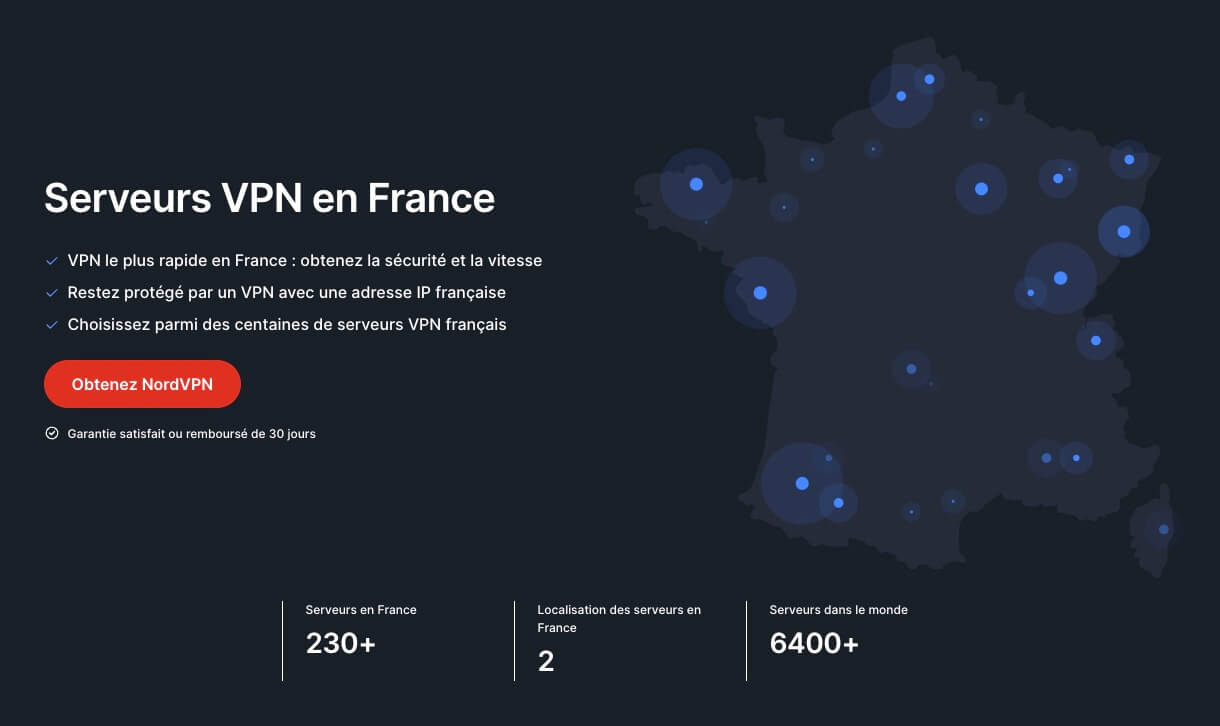 Serveurs Nordvpn En France