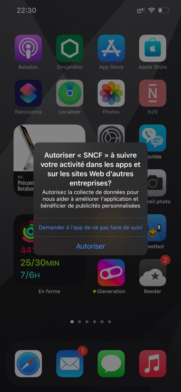 Ios 14.5 Att Pub Suivi