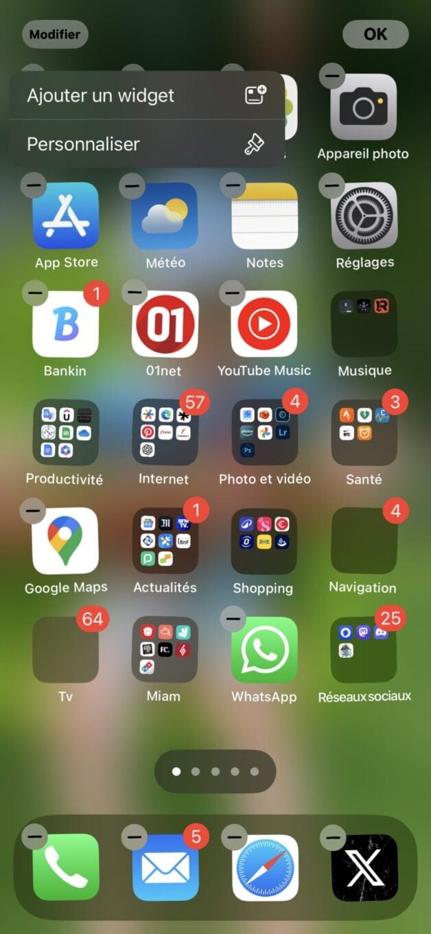 Ios 18 écran D'accueil 2