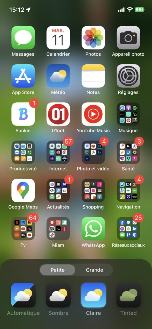 Ios 18 écran D'accueil 3