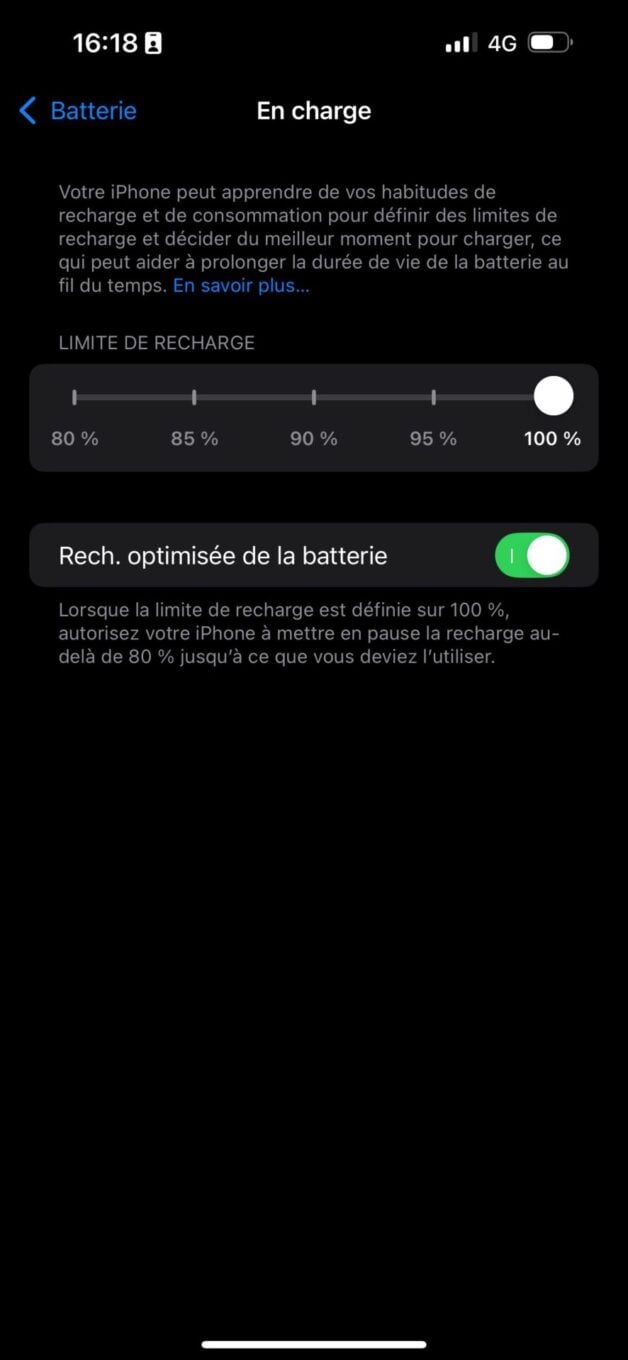 Ios 18 Limite Charge Batterie1