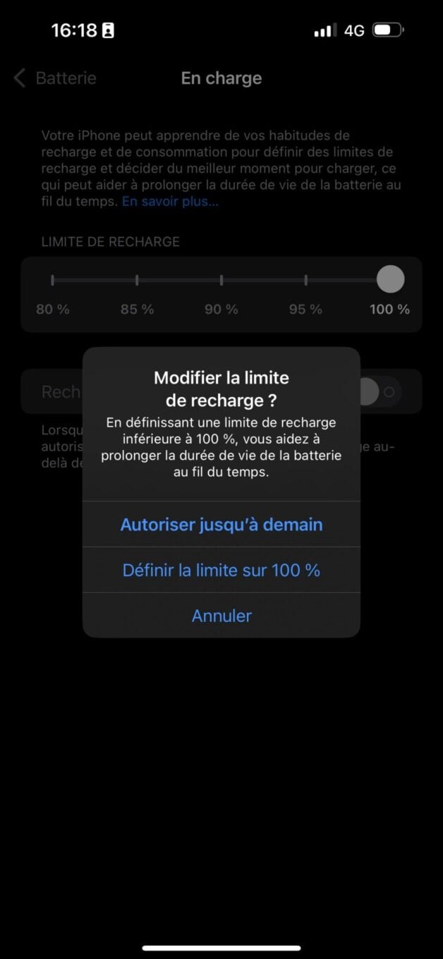 Ios 18 Limite Charge Batterie2