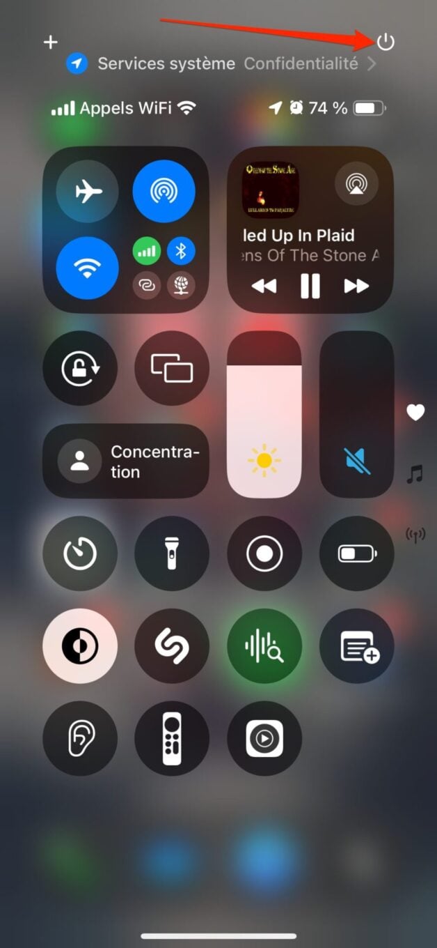 Ios 18 Bouton Power