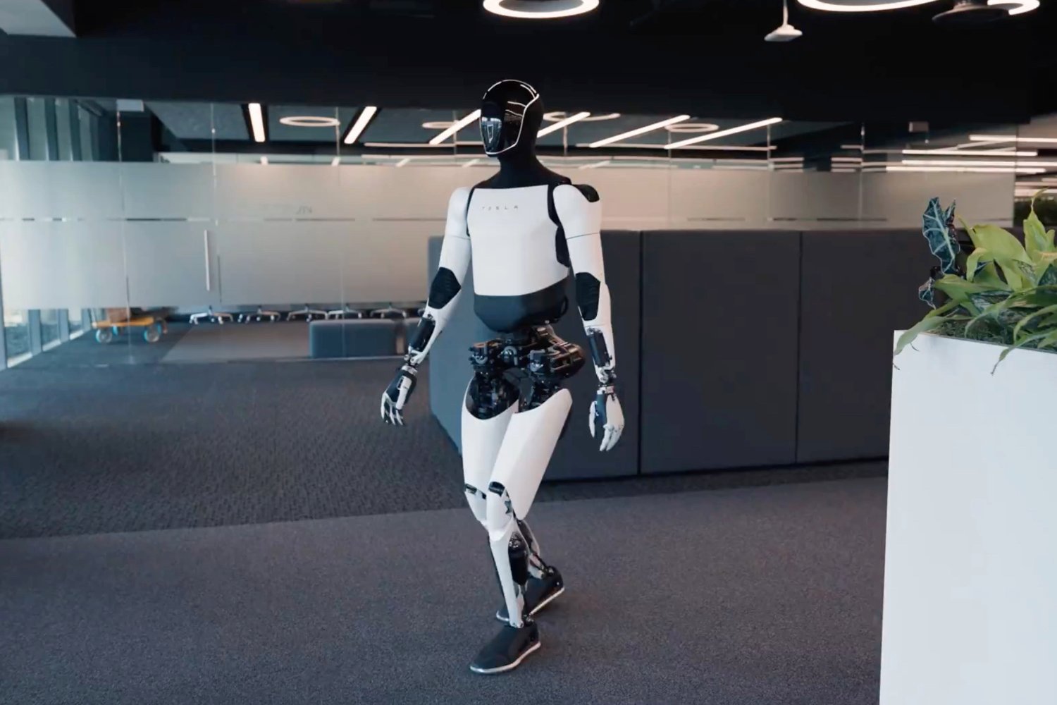 Tesla Optimus Robot Humanoide 2025 Usine