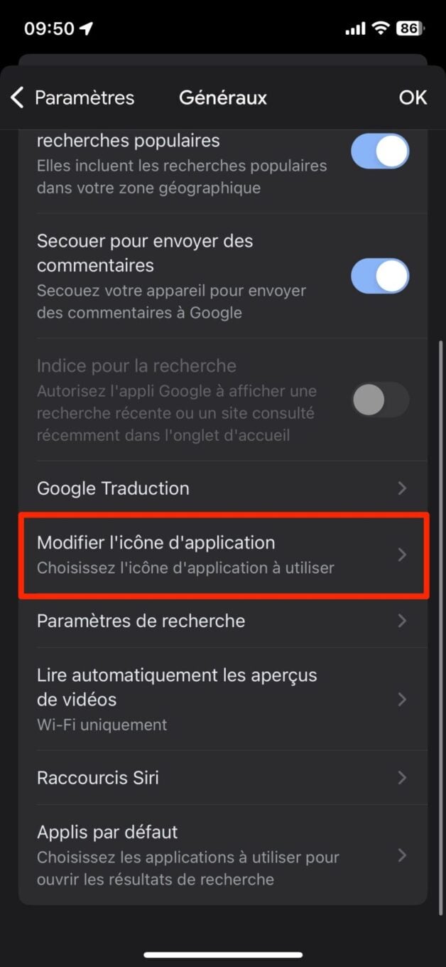 Google Ios Icône Personnalisée 3