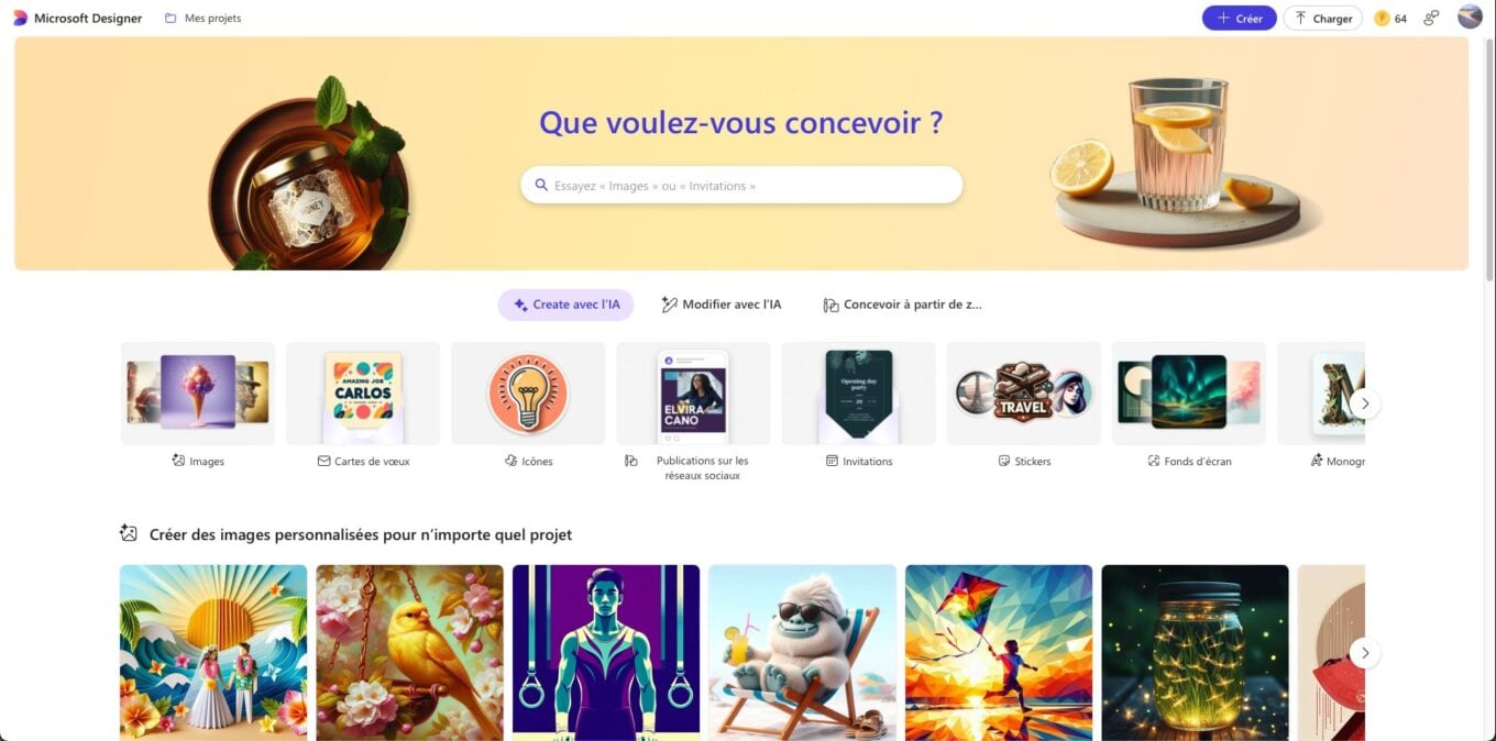 Microsoft Designer En Ligne 1