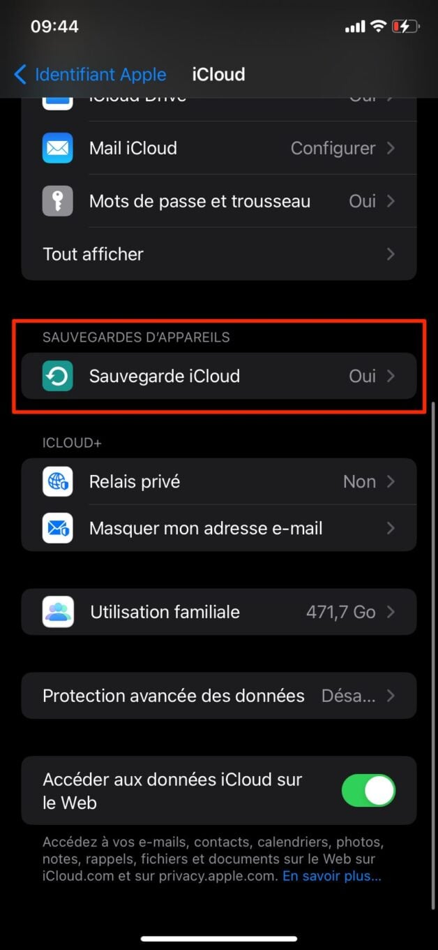 Sauvegarder Iphone Icloud 3