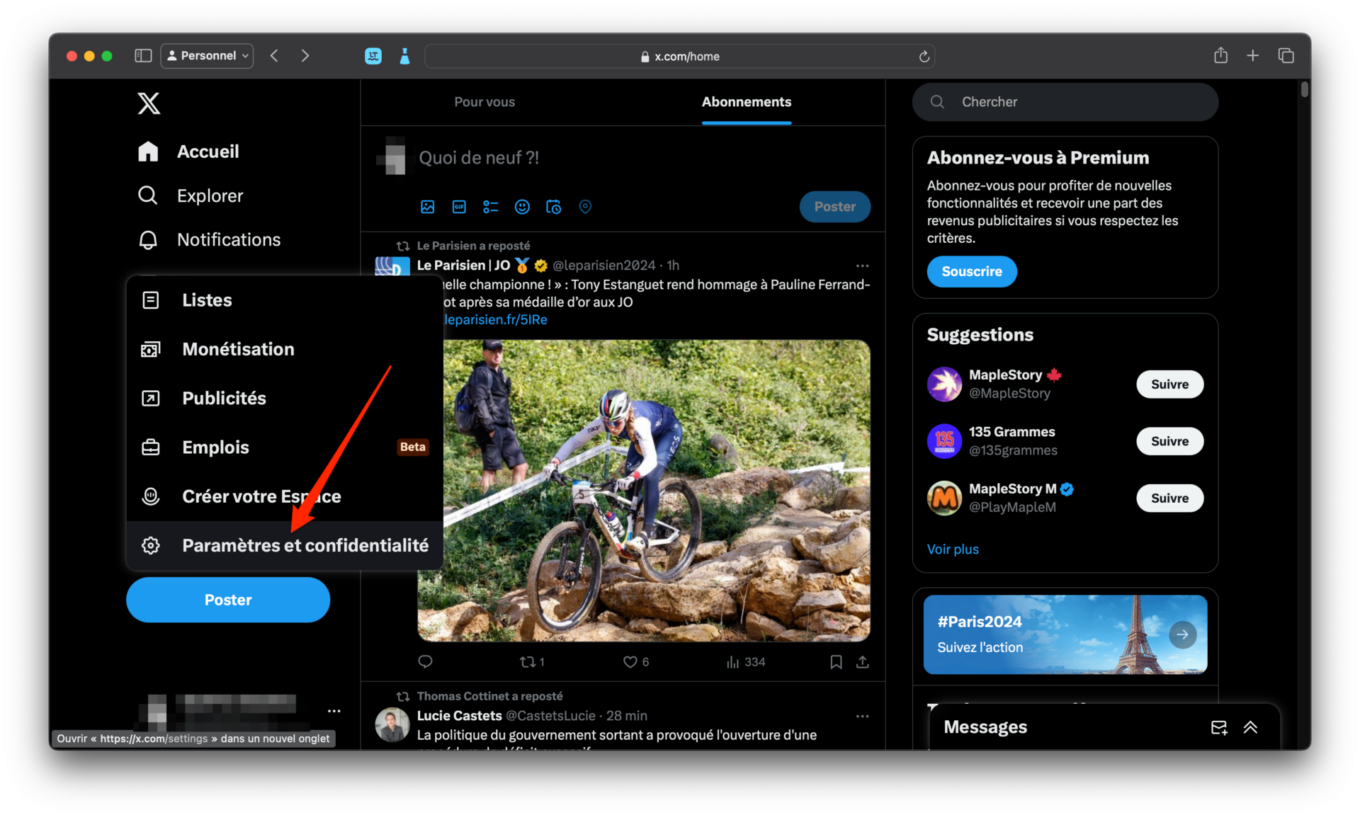 X Twitter Désactiver Utilisation Données Grok 2