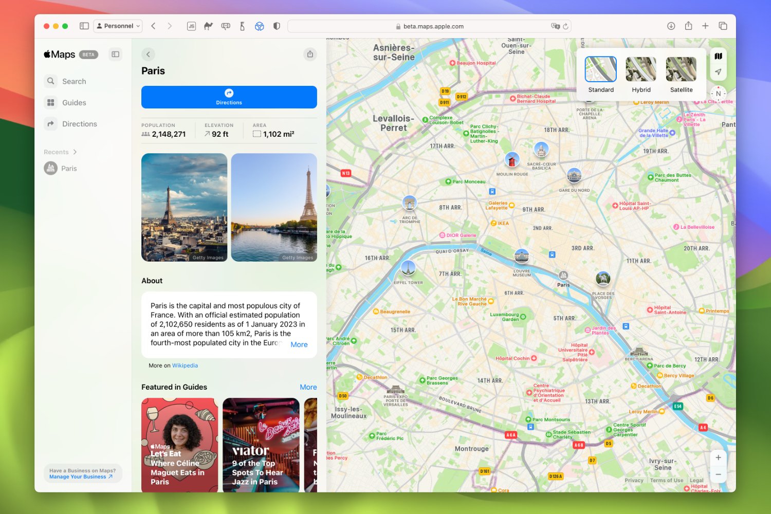 Apple se frotte à Google Maps en installant Plans sur le web