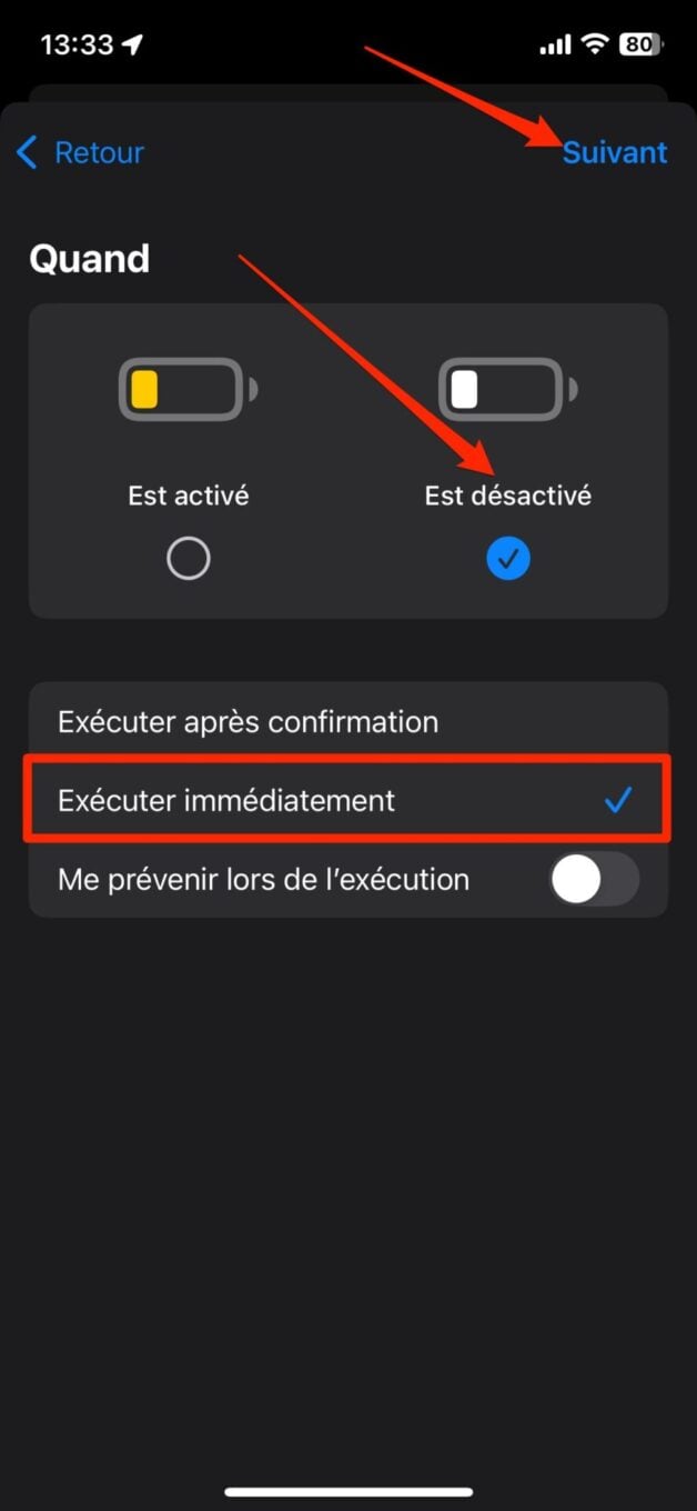 Ios Mode économie énergie 5